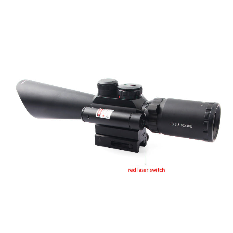 Tgtsoptic™ M8 3.5-10X40 Red Laser Optical Integrated Sight