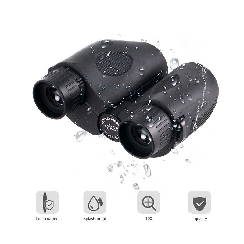 10x25 Compact Professional Binoculars for Traveling Bird-watching