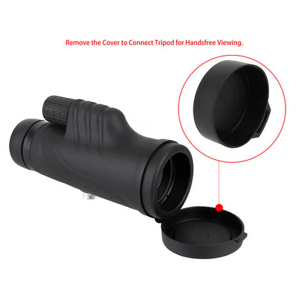 10x42 High Power Monocular Telescope HD Dual Focus Scope