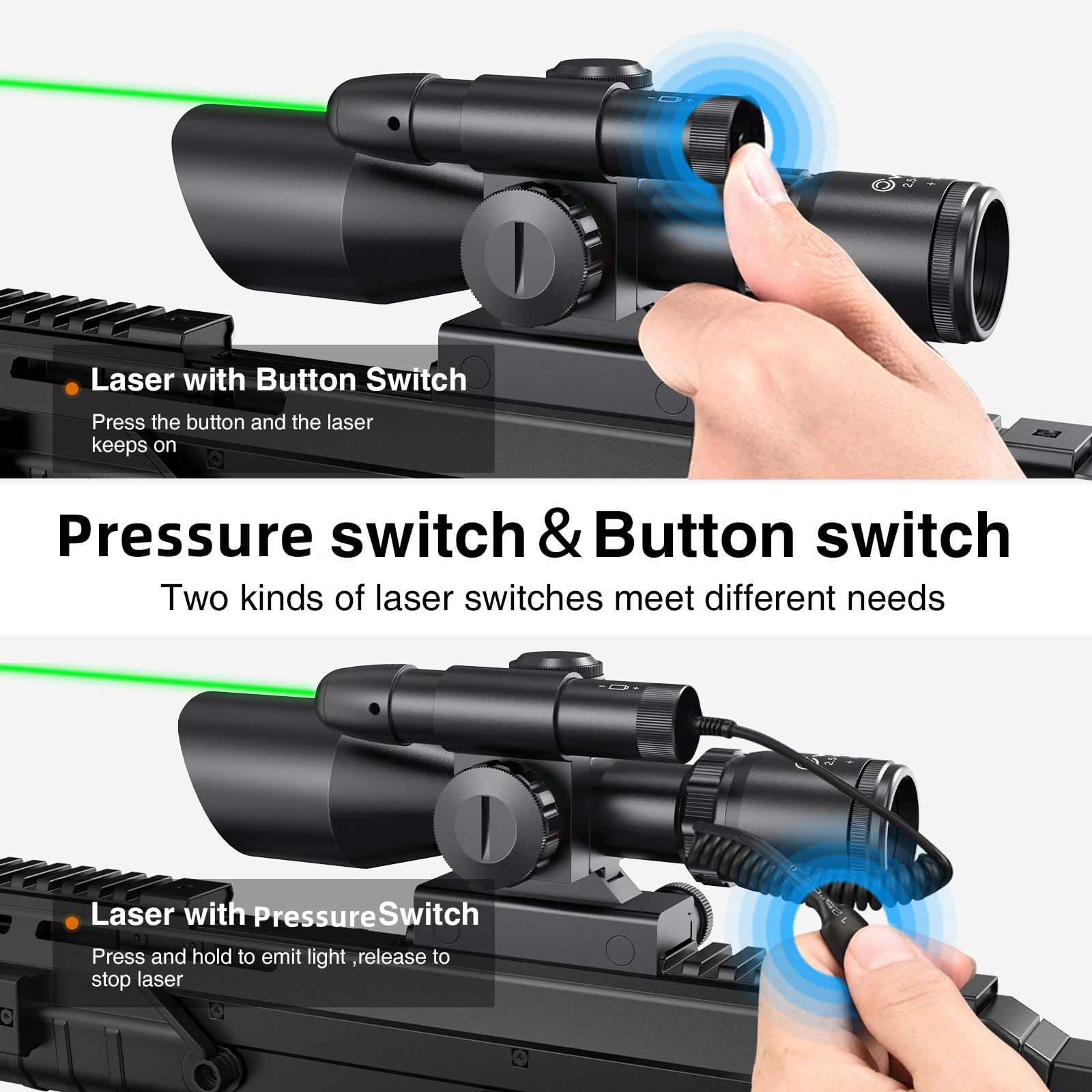 2.5-10X40E GREEN LASER INTEGRATED M10 OPTICAL SNIPER SIGHT - OPTICREV