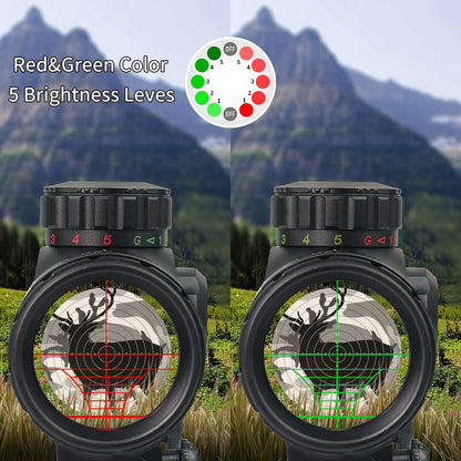 3-9X40EG OPTIC SCOPE RED GREEN RANGEFINDER - OPTICREV