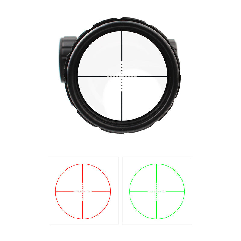 Tgtsoptic™  2.5-10X40E Red Laser Integrated Optical Sniper Scope