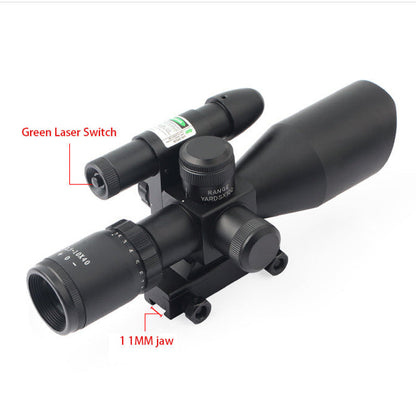 Tgtsoptic™ 2.5-10X40E Green Laser Sight Integrated Sight