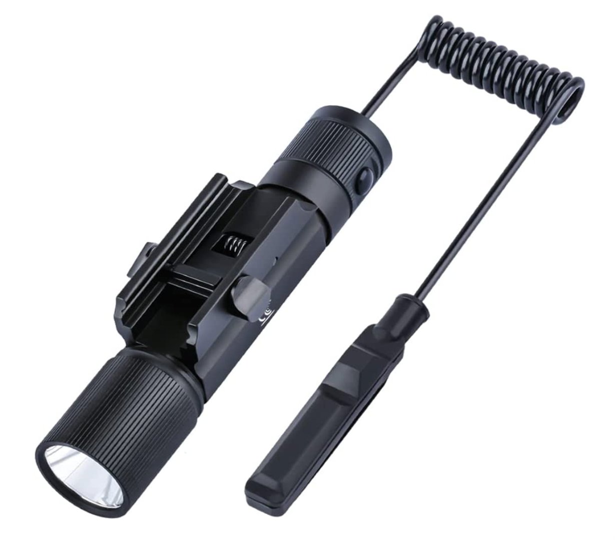 CREE RAIL MOUNTED FLASHLIGHT WITH PRESSURE SWITCH (500 LUMENS) - OPTICREV