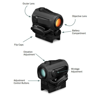 SPARC RED DOT SIGHT GEN II-2 MOA DOT - OPTICREV